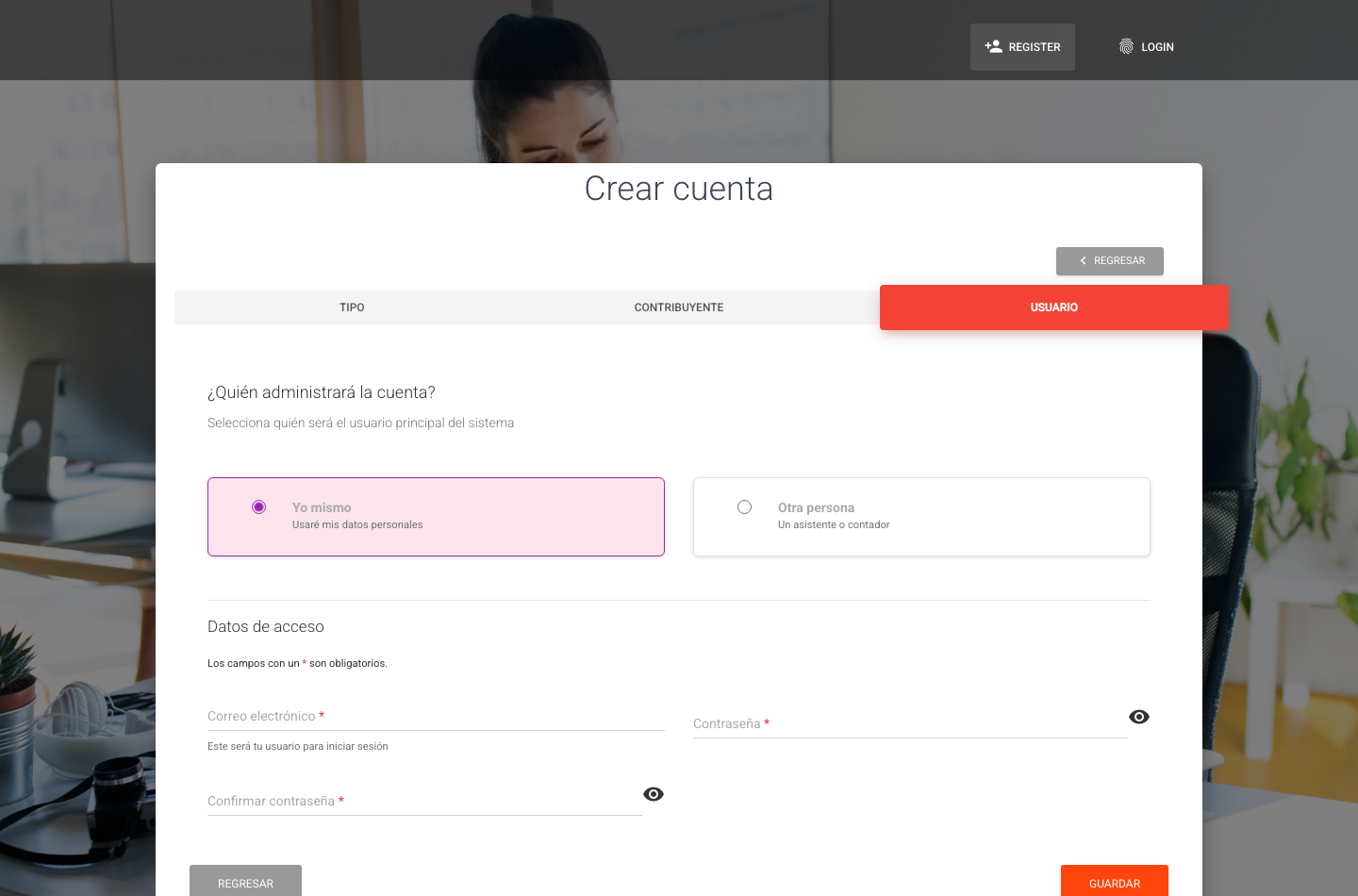 Quien administra la cuenta