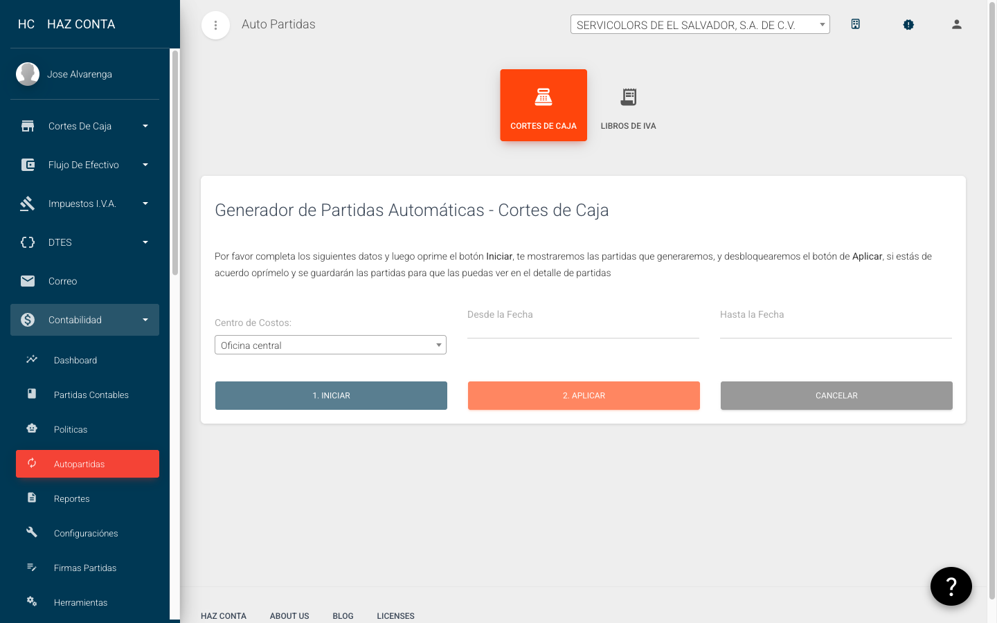 Generador de partidas automáticas